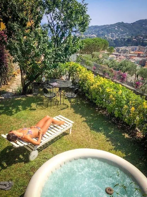 Dreamy Loft Con Vista Sul Golfo Giardino E Jacuzzi Apartment Santa Margherita Ligure