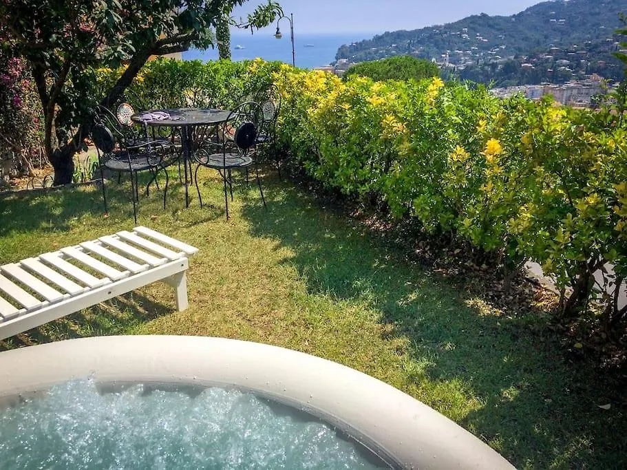 Dreamy Loft Con Vista Sul Golfo Giardino E Jacuzzi Apartment Santa Margherita Ligure